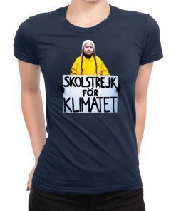 Greta Thunberg Skolstrejk For Klimatet Classic T Shirt