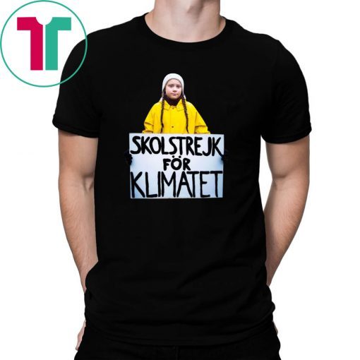 Greta Thunberg Skolstrejk For Klimatet Classic T Shirt