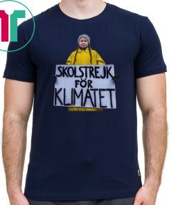 Greta Thunberg Skolstrejk For Klimatet T Shirt For Mens Womens