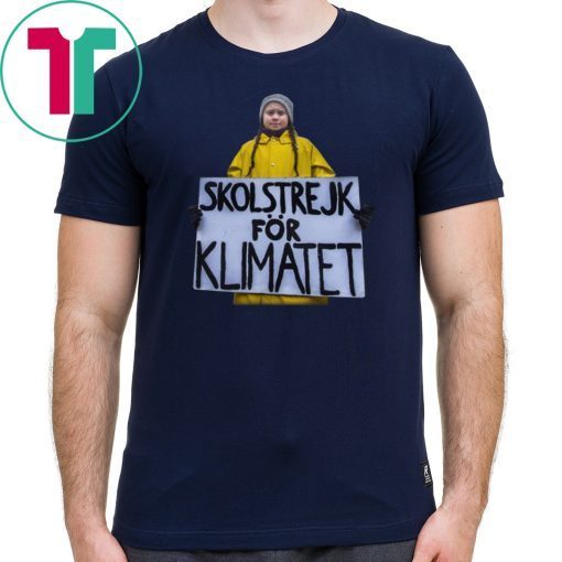 Greta Thunberg Skolstrejk For Klimatet T Shirt For Mens Womens