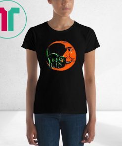 Halloween Beistle Cat on the Moon Horror shirt