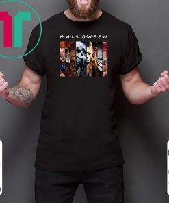 Halloween Friends Horror Characters Tee Shirt