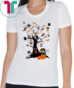 Halloween Harry Potter Tree Classic Tee Shirt For Mens Womens