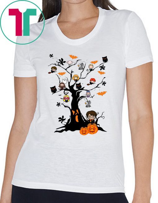 Halloween Harry Potter Tree Classic Tee Shirt For Mens Womens