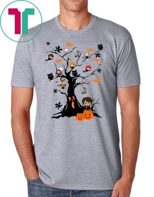 Halloween Harry Potter Tree Classic Tee Shirt For Mens Womens