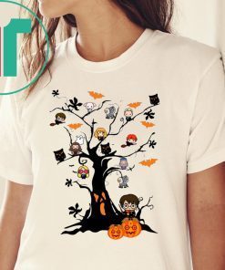 Halloween Harry Potter Tree Unisex Tee Shirt