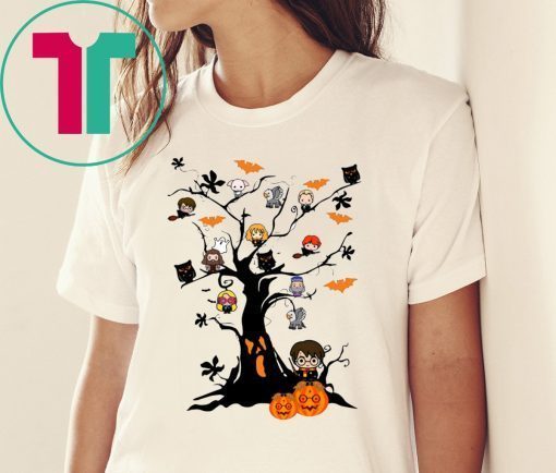 Halloween Harry Potter Tree Unisex Tee Shirt