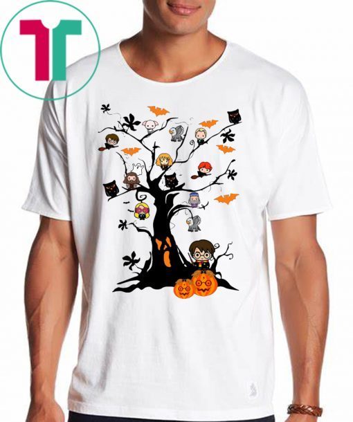 Halloween Harry Potter Tree T-Shirt Limited Edition