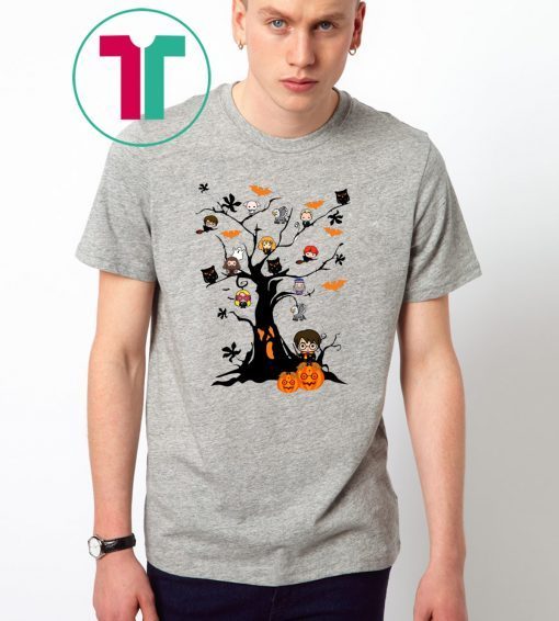 Halloween Harry Potter Tree Unisex Tee Shirt