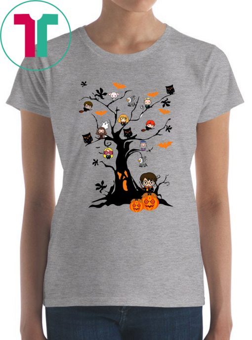 Halloween Harry Potter Tree T-Shirt Limited Edition