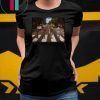 Halloween abbey road horror movie characters shirt
