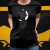 Halloween black cat costume witch hat and moon shirt