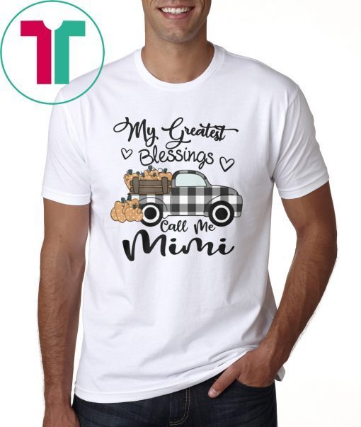 Halloween car pumpkin my greatest blessings call me mimi shirt