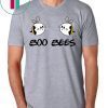 Halloween ghost boobs boo bees shirt