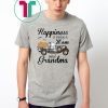 Happiness Is Being A Mom And Grandma Pumpkin Truck T-shirt