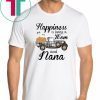 Happiness Is Being A Mom And Nana Pumpkin Truck T-shirt