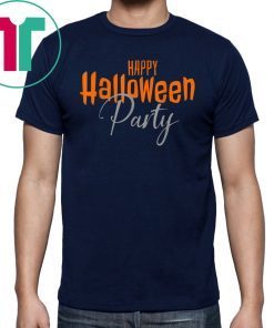 Happy Halloween Party Costume T-Shirt Short Sleeve Graphic T-Shirt