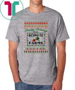 Happy holidays from Schrute farms Christmas T-Shirt