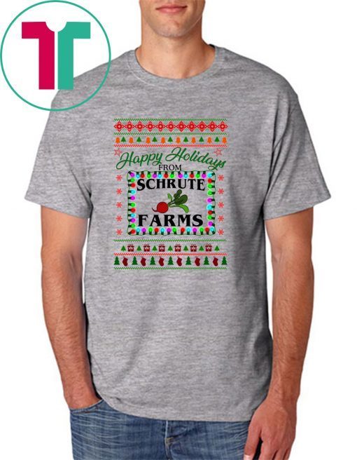 Happy holidays from Schrute farms Christmas T-Shirt