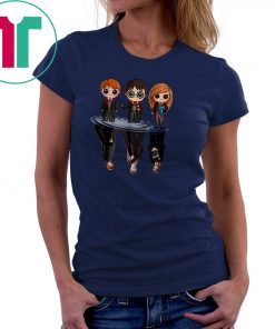 Harry potter characters chibi water mirror reflection shirt