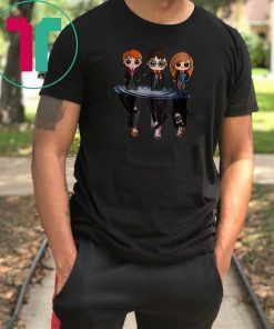 Harry potter characters chibi water mirror reflection shirt