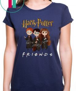 Harry potter characters friends tv show signatures shirt