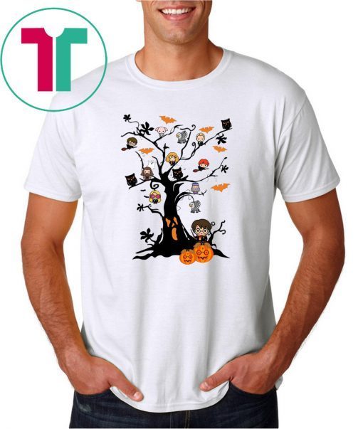 Harry potter halloween tree shirt