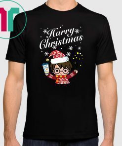 Harry potter holding dutch bros coffee harry christmas shirt