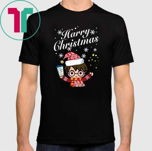 Harry potter holding dutch bros coffee harry christmas shirt