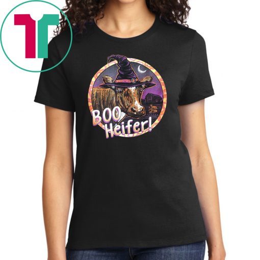 Heifer boo witch halloween shirt