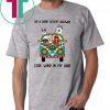 Hippie Dog On A Dark Desert Highway Funny Tee Shirt