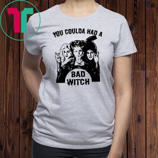 Hocus Pocus you coulda had a bad witch Funny Tee Shirts