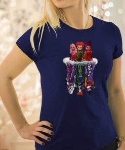 Hocus pocus characters chibi water reflection shirt