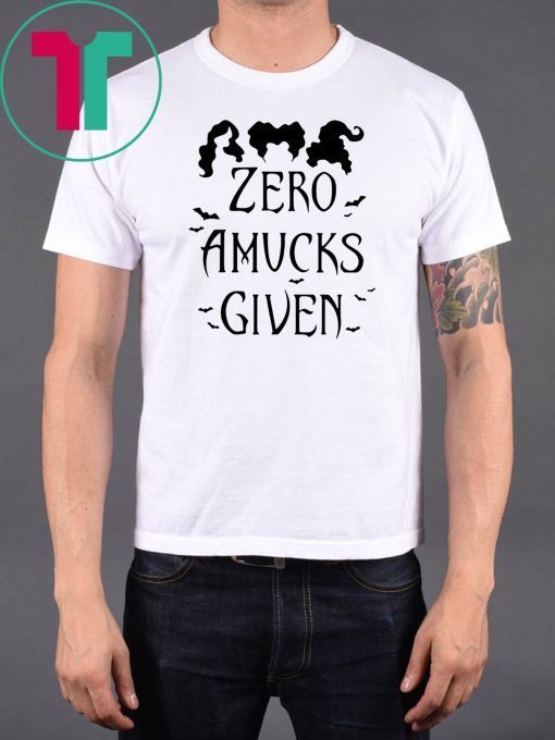 Hocus pocus zero amucks given shirt