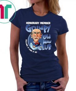 Honorary member grumpy old man club telling it like it is men's shirt