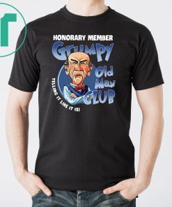 Honorary member grumpy old man club telling it like it is men's shirt