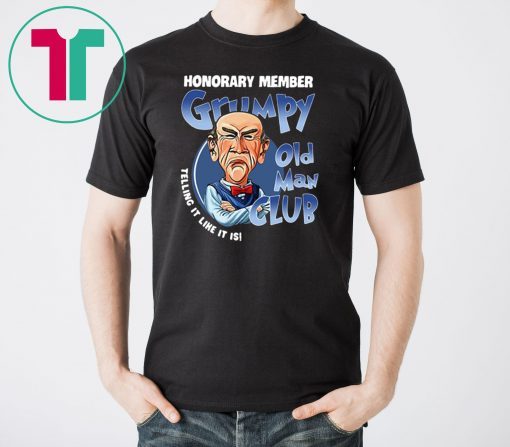 Honorary member grumpy old man club telling it like it is men's shirt