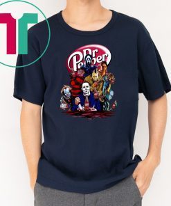 Horror Character Drink Dr Pepper Halloween Shirt