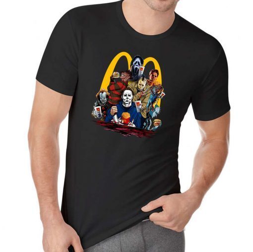 Horror Movie Characters MCdonald Shirt