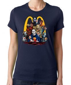 Horror Movie Characters MCdonald Shirt