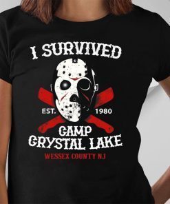 I Survived Camp Crystal Lake Killers Shirt