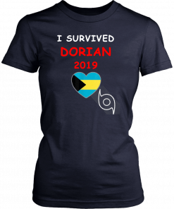 I Survived Destroy Hurricane Dorian 2019 Bahamas T-Shirt