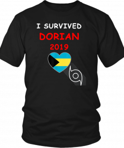 I Survived Destroy Hurricane Dorian 2019 Bahamas T-Shirt