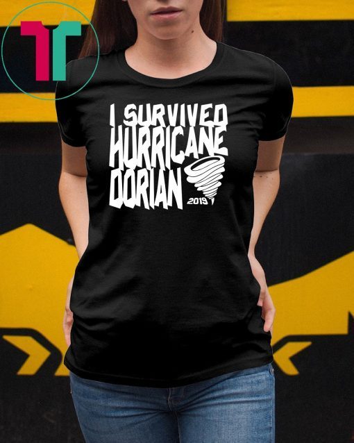 I Survived Hurricane Dorian shirt Bahamas monster Category Tee Shirt