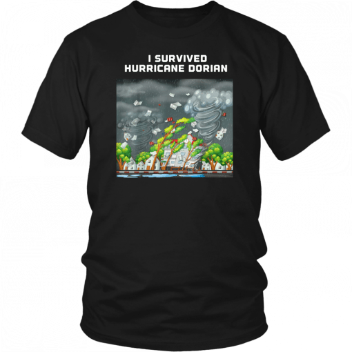 I Survived Hurricane Dorian tshirt Bahamas Hurricane T-Shirt