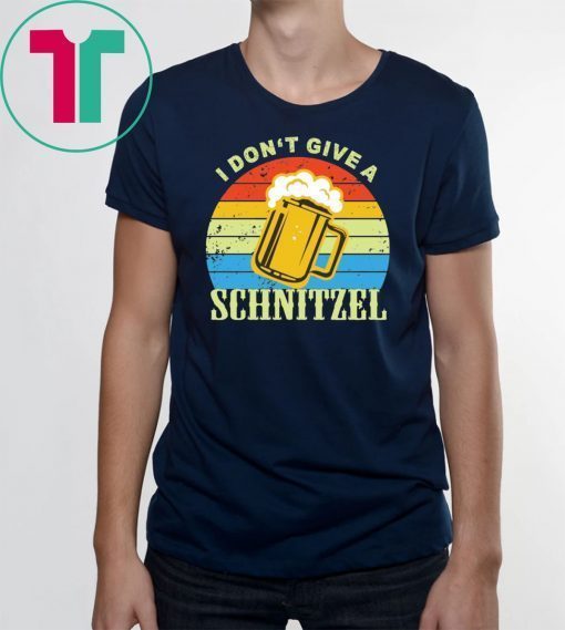 I don’t give a schnitzel beer vintage shirt