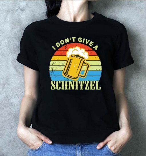 I don’t give a schnitzel beer vintage shirt