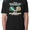 I'm a tulane green wave on saturdays and a new orleans saint on sundays shirt