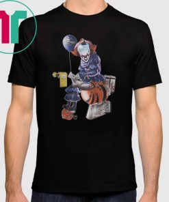 It pennywise baltimore ravens sitting on cincinnati bengals shirt