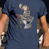 It pennywise new orleans saints sitting on carolina panthers shirt
